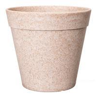 Кашпо Fibrics Bamboo Straight sand, D35xH31см