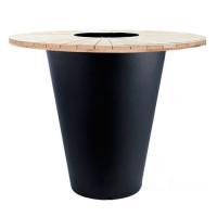 Барный стол с кашпо Otium Olla Table Herba Anthracite, D131хН102см