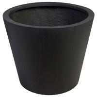 Кашпо файберстоун Nobilis Marco "Black Cone", D49хH40 см