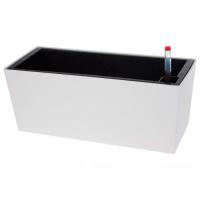 Кашпо PLANTA VITA "Balcony Matt white" с автополивом (пластик), 36х15хH15 см
