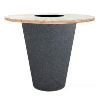 Барный стол с кашпо Otium Olla Table Herba Exclusive Dark Stone, D131хН102см