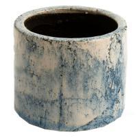 КашпоD&M Indoor Pot Fracture Petrol (per 2 pcs.), D17хH16см