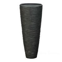 Кашпо Polystone Seaside Partner Smoke (with liner), D50хH120см