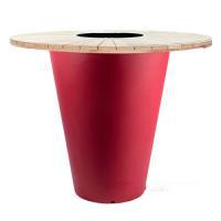 Барный стол с кашпо Otium Olla Table Herba Red, D131хН102см