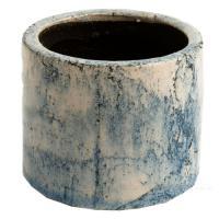 КашпоD&M Indoor Pot Fracture Petrol (per 2 pcs.), D30хH28см