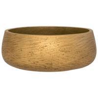 Кашпо Rough Eileen XL Metallic Gold, D39xH14,5см