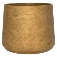 Кашпо Rough Patt XXL Metallic Gold, D34xH28,5см