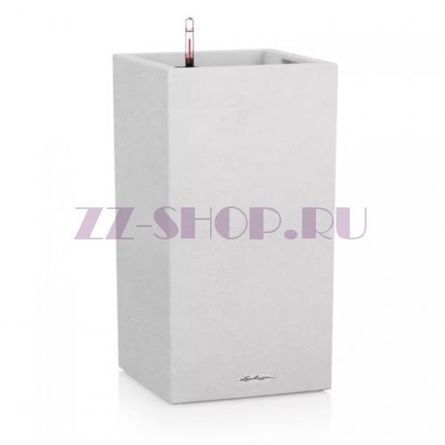 Кашпо LECHUZA CANTO TOWER Stone Белый кварц
