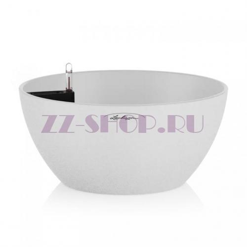 Кашпо LECHUZA CUBETO Stone Белый кварц