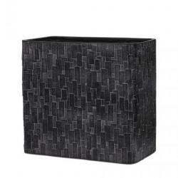 Кашпо Capi Nature Planter Rectangle High Stone Black