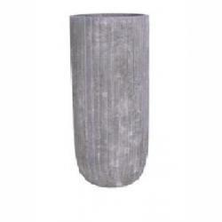Кашпо Nieuwkoop Polystone Lourdee Cylinder, цвет серая лава