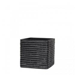 Кашпо-Куб Capi Nature Planter Square Row Black