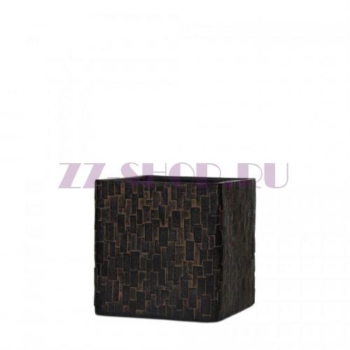Кашпо-Куб Capi Nature Planter Square Stone Rust