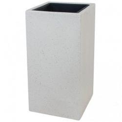 Кашпо Nobilis Marco Pote-White Column Полистоун