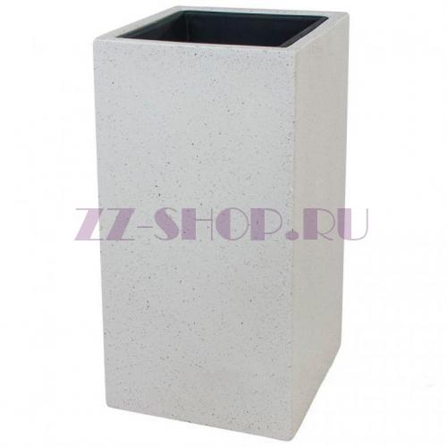 Кашпо Nobilis Marco Pote-White Column Полистоун