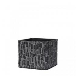 Кашпо-Куб Capi Nature Planter Square Stone Black