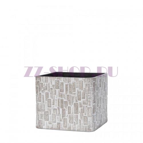 Кашпо-Куб Capi Nature Planter Square Stone Ivory