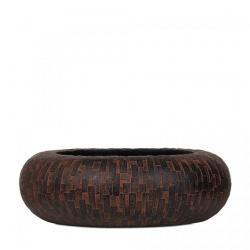 Кашпо Capi Nature Bowl Round Stone Rust