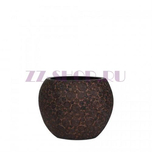 Кашпо Capi Nature Vase Ball Wood Rust