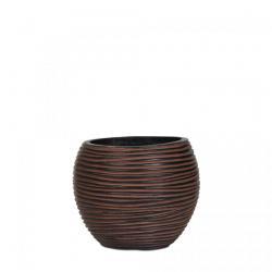 Кашпо Capi Nature Vase Ball Rib Rust